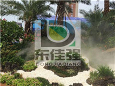 深圳小區(qū)霧化景觀人造霧降溫效果